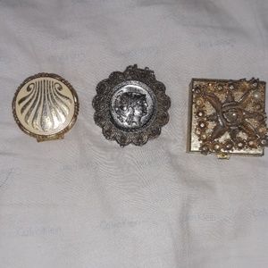 VINTAGE PILL HOLDERS CIRCA 1940S